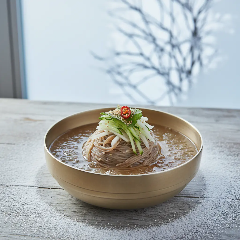막국수 일러스트