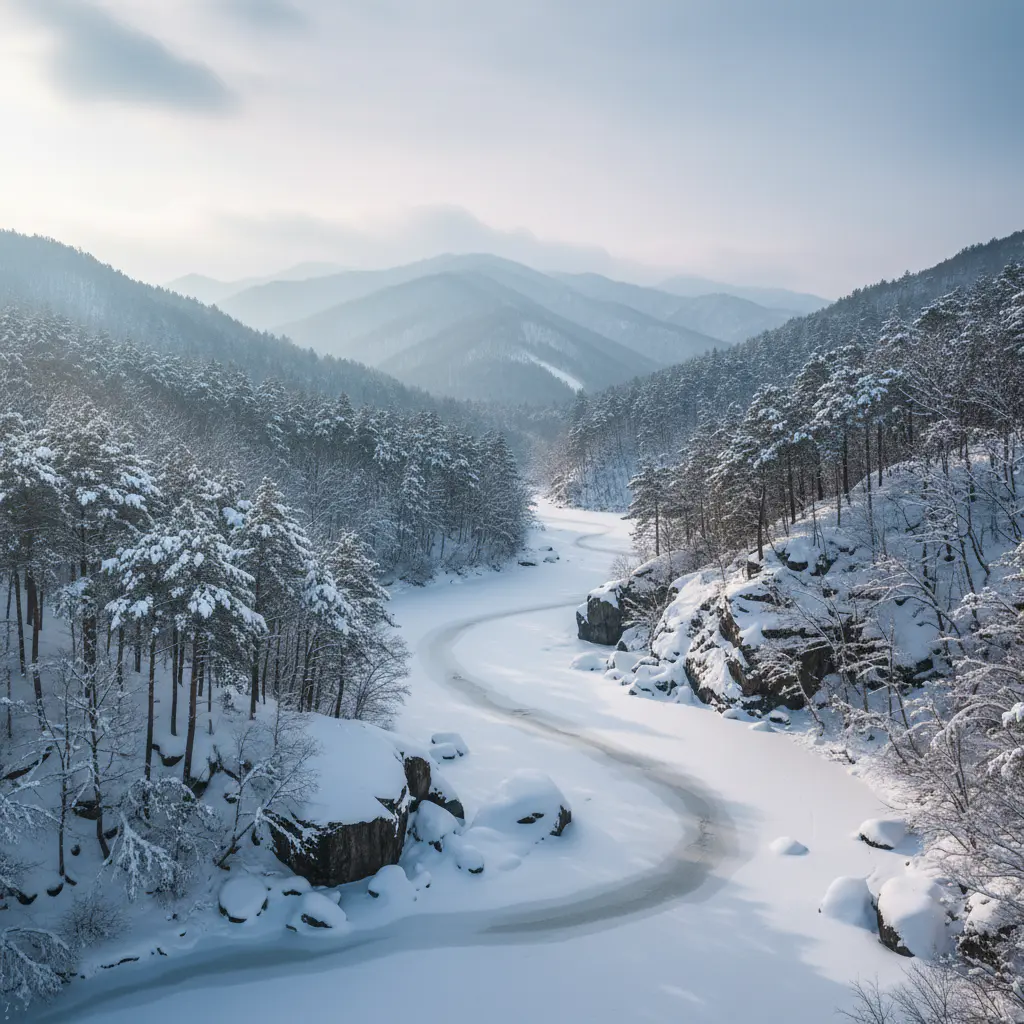 인제 겨울 풍경 2