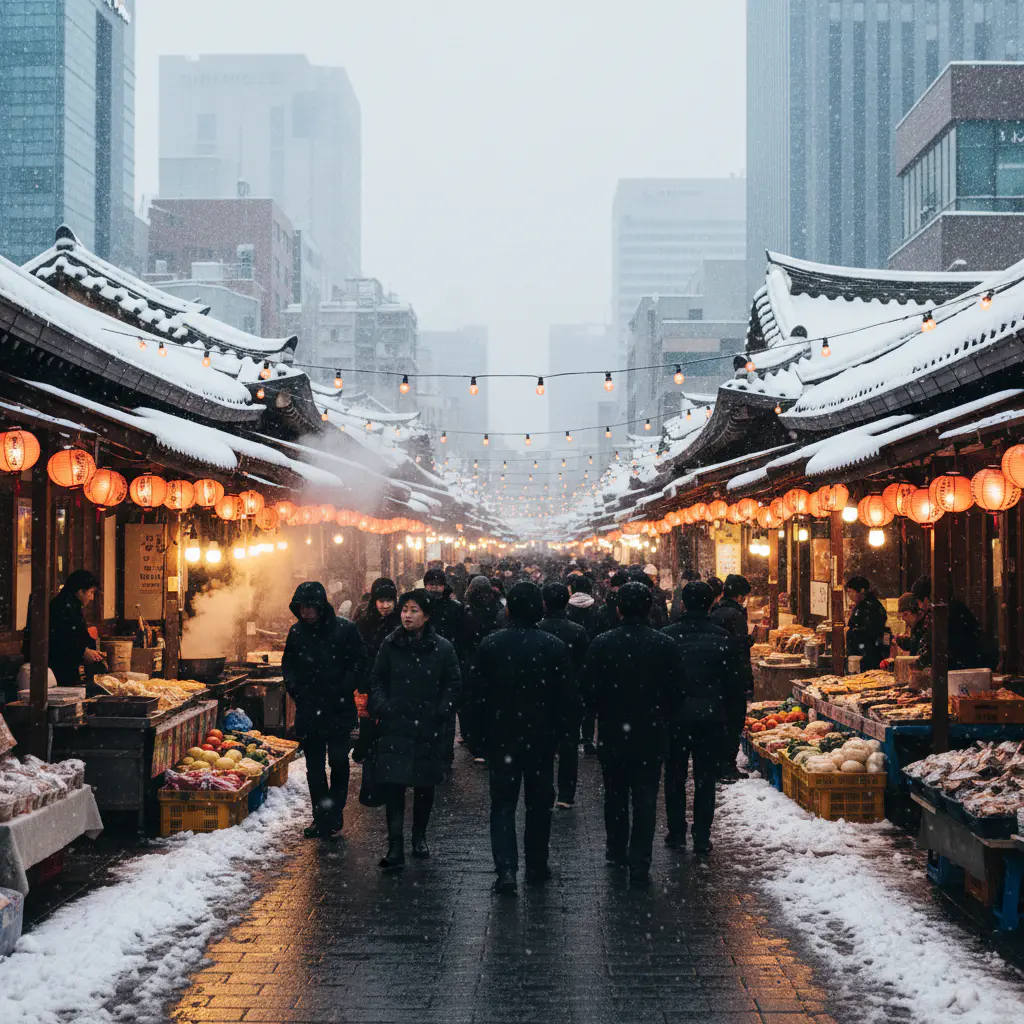 서울 겨울 풍경